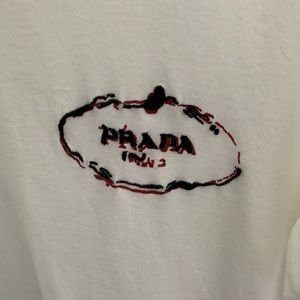 Prada V-neck Tee shirt. XXL but fits like a med/Large